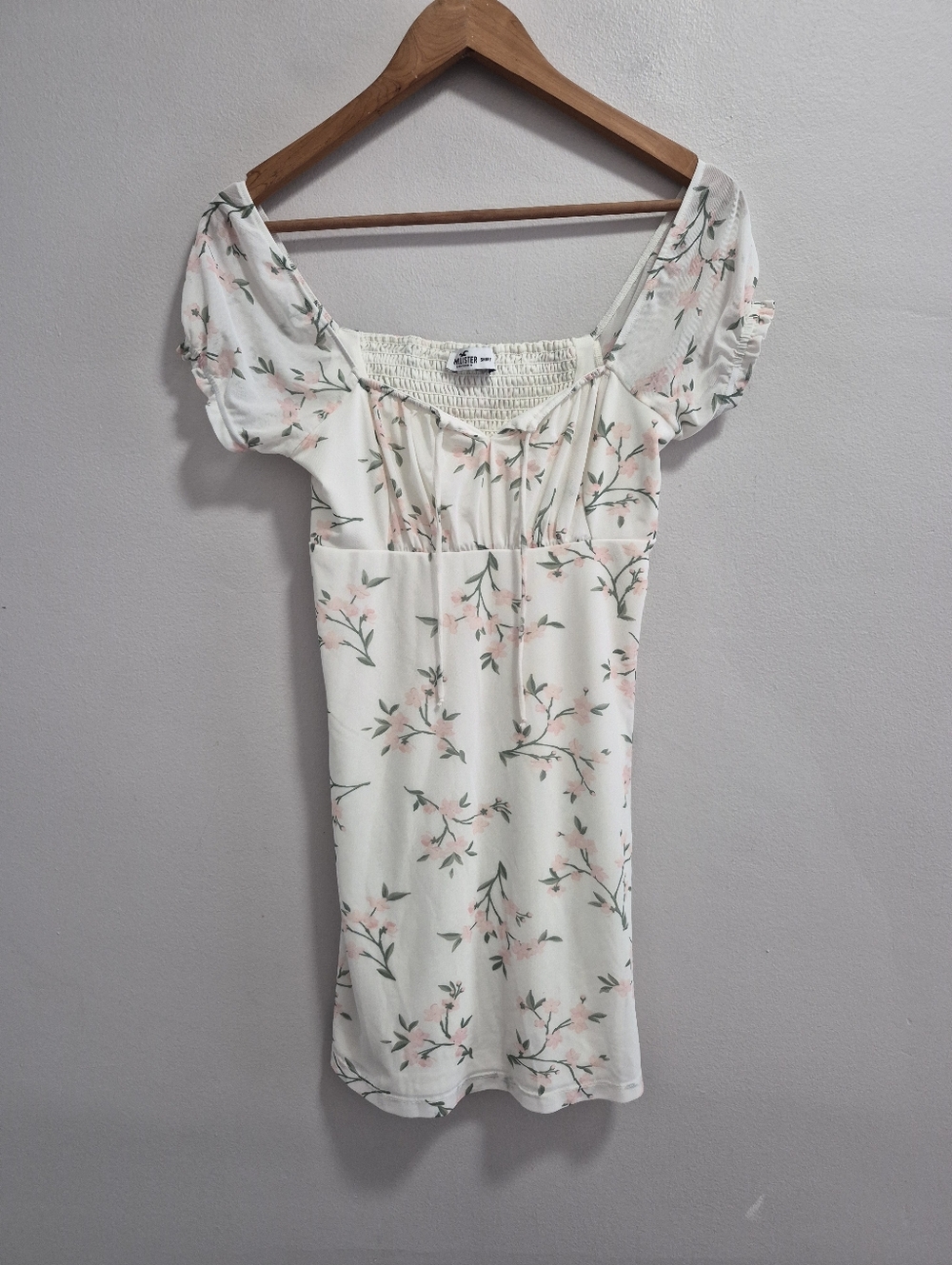 Hollister Short Floral Milkmaid Ditsy Romantic Fairy Dress Size Small Petite